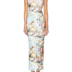 Superdown Strapless Harmony Maxi Dress